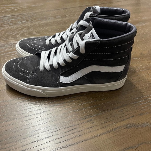 Vans Sneakers Unisex M10.5/W12 Gray SK8 Hi HEIQ Eco Dry Dupont Skater - Picture 1 of 7